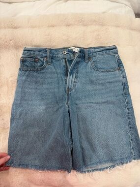 Abercrombie & Fitch Light Blue Denim Jean Shorts
